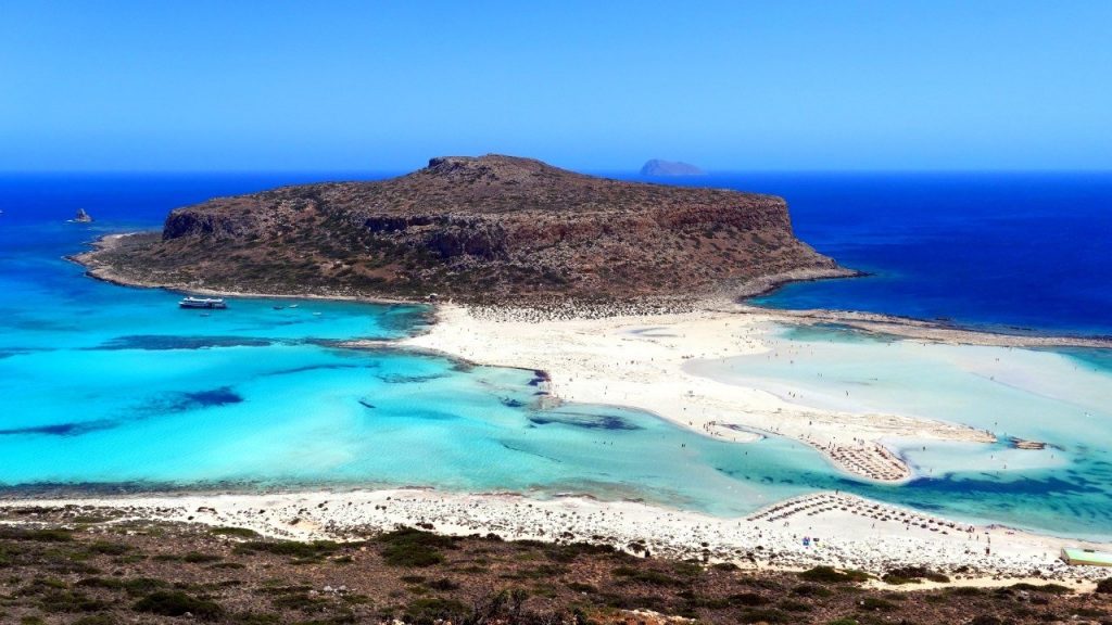 plage de Balos et son lagon en Crète