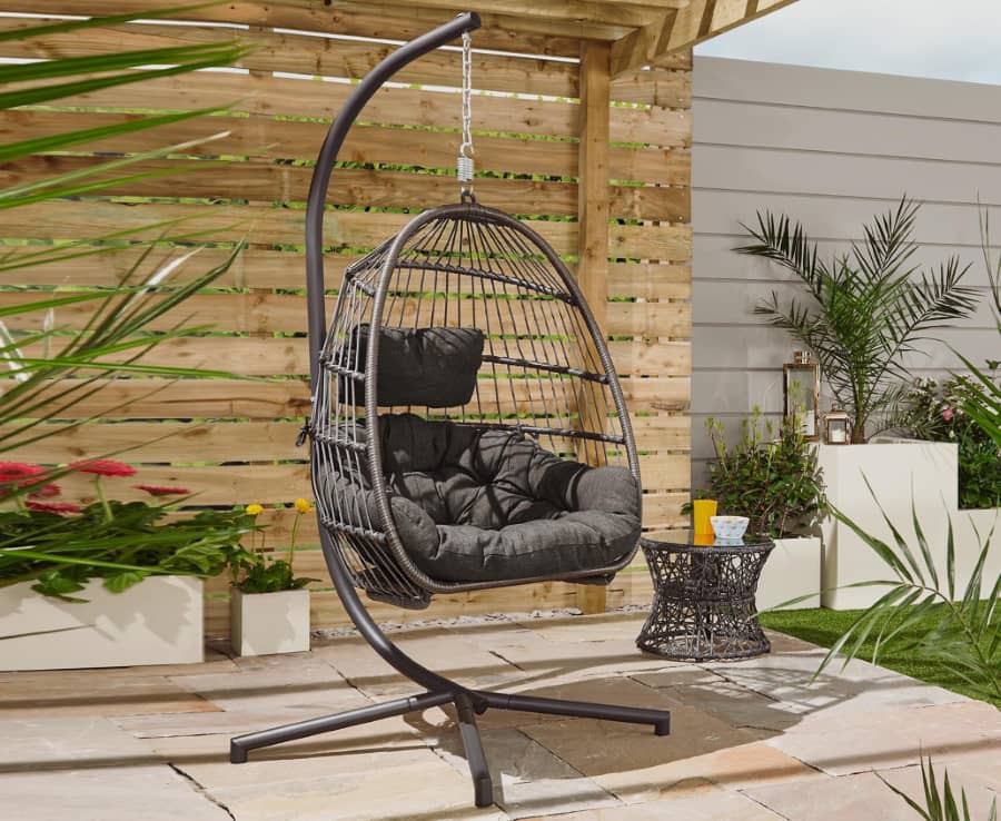 fauteuil de jardin suspendu