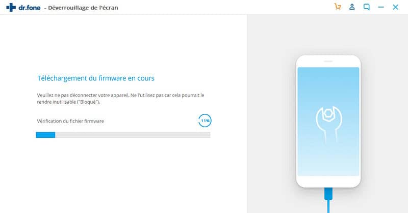 dr phone déverrouiller l'écran d'un iphone